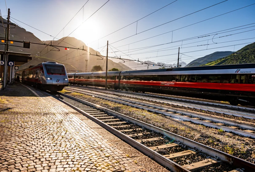 Mit der Bahn