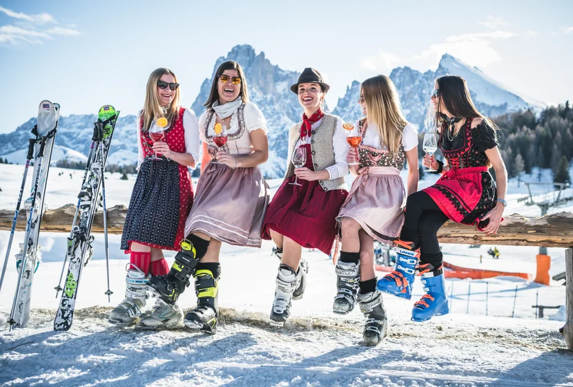 Dolomites Dirndl Ski Day