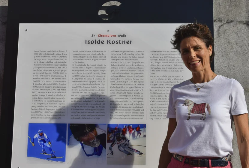 Ski Champions Walk - Isolde Kostner
