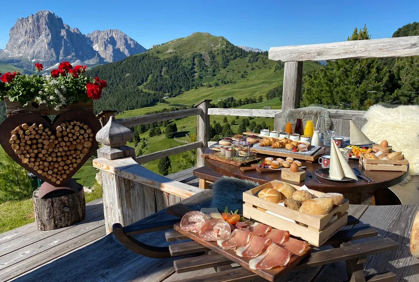 DOLOMITES Breakfast in Val Gardena