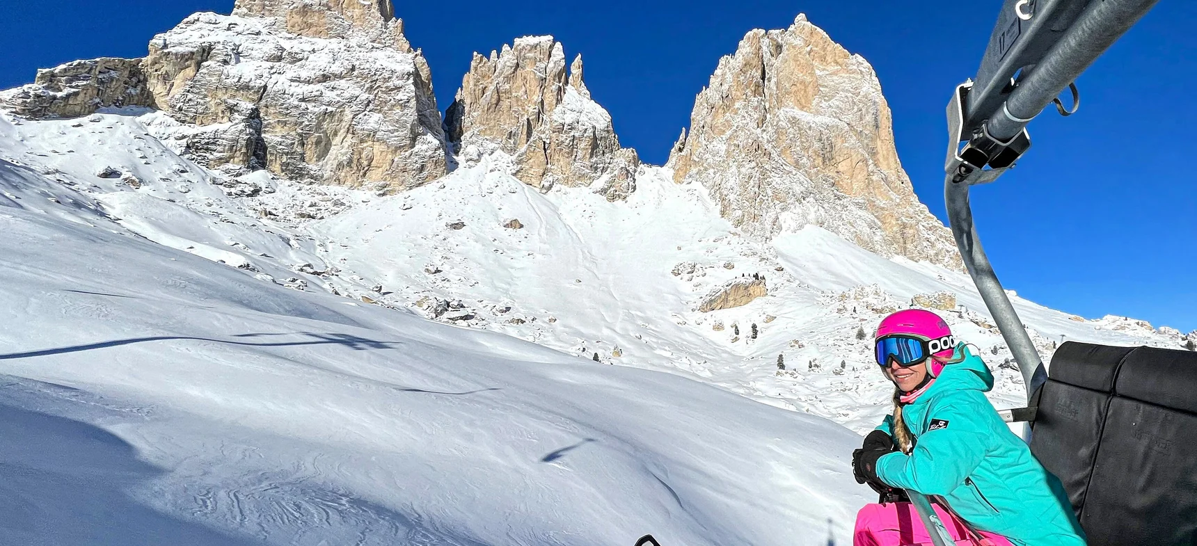 Early Skiing val Gardena