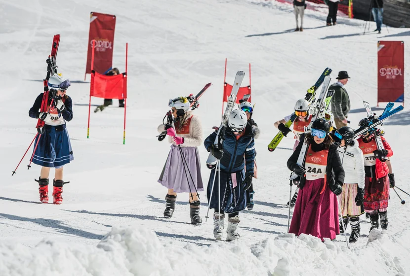 Dolomites Dirndl Ski Day - Val Gardena