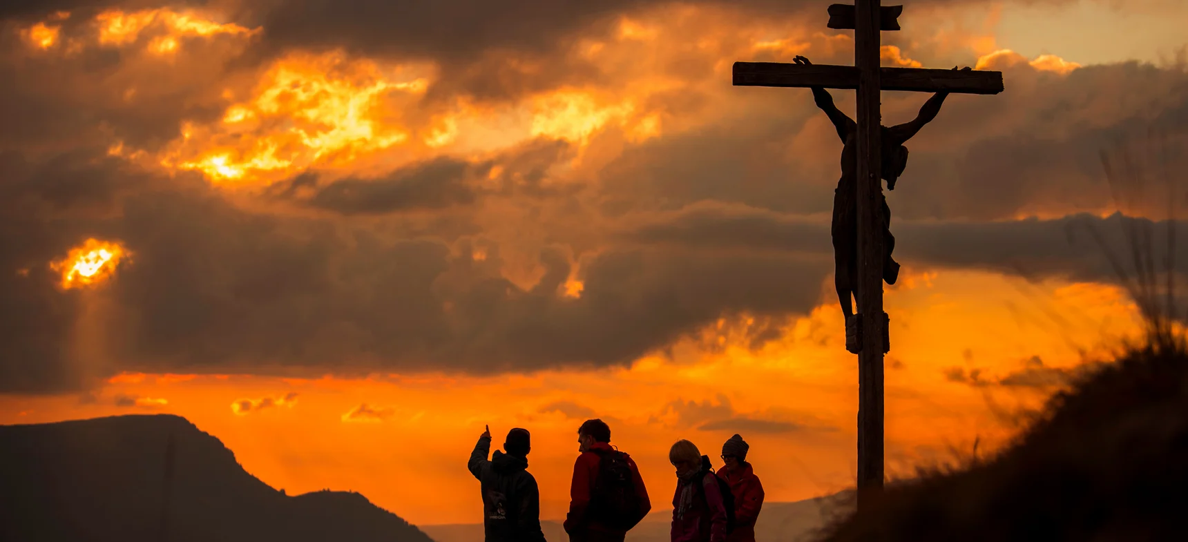 DOLOMITES Sunset Val Gardena