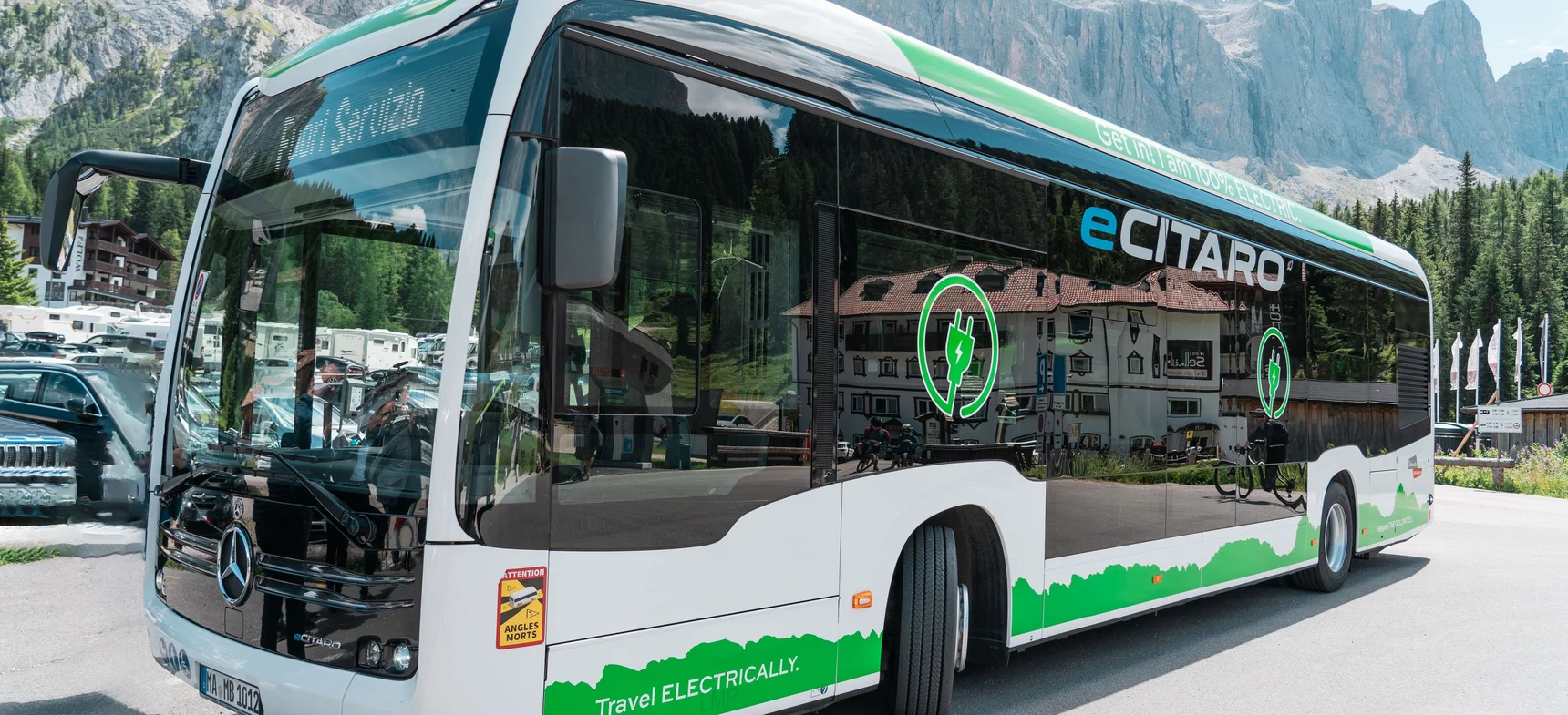Pilotprojekt - Elektrobusse in Gröden