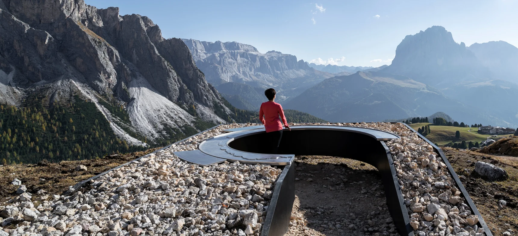 Dolomiten UNESCO Welterbeterrasse in Gröden
