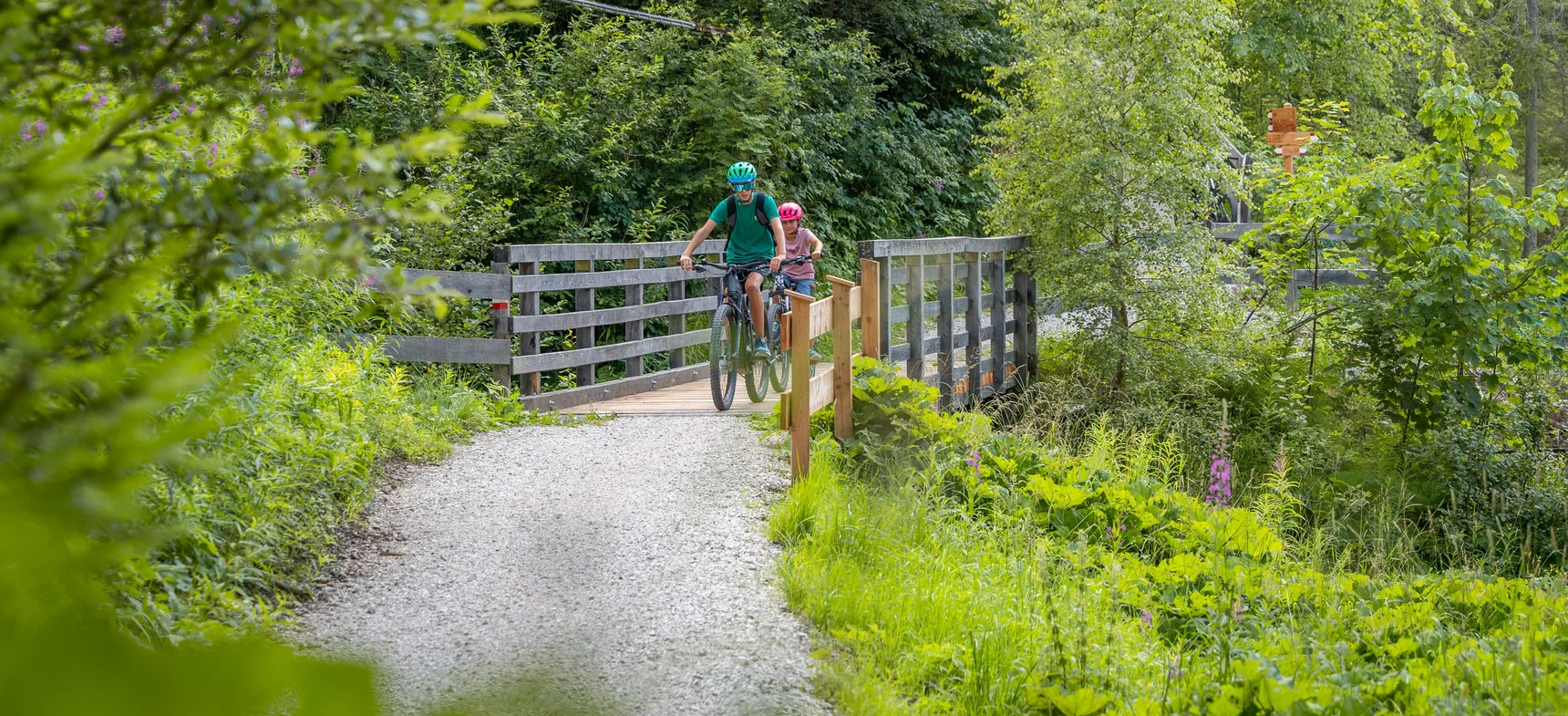 La pista ciclabile in Val Gardena