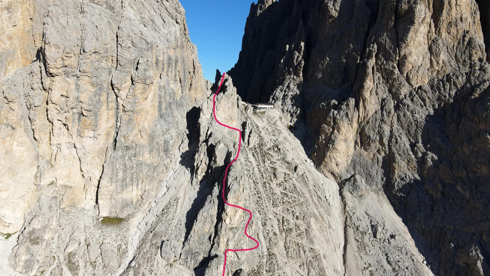 Klettersteig Furcela de Saslonch - Gröden