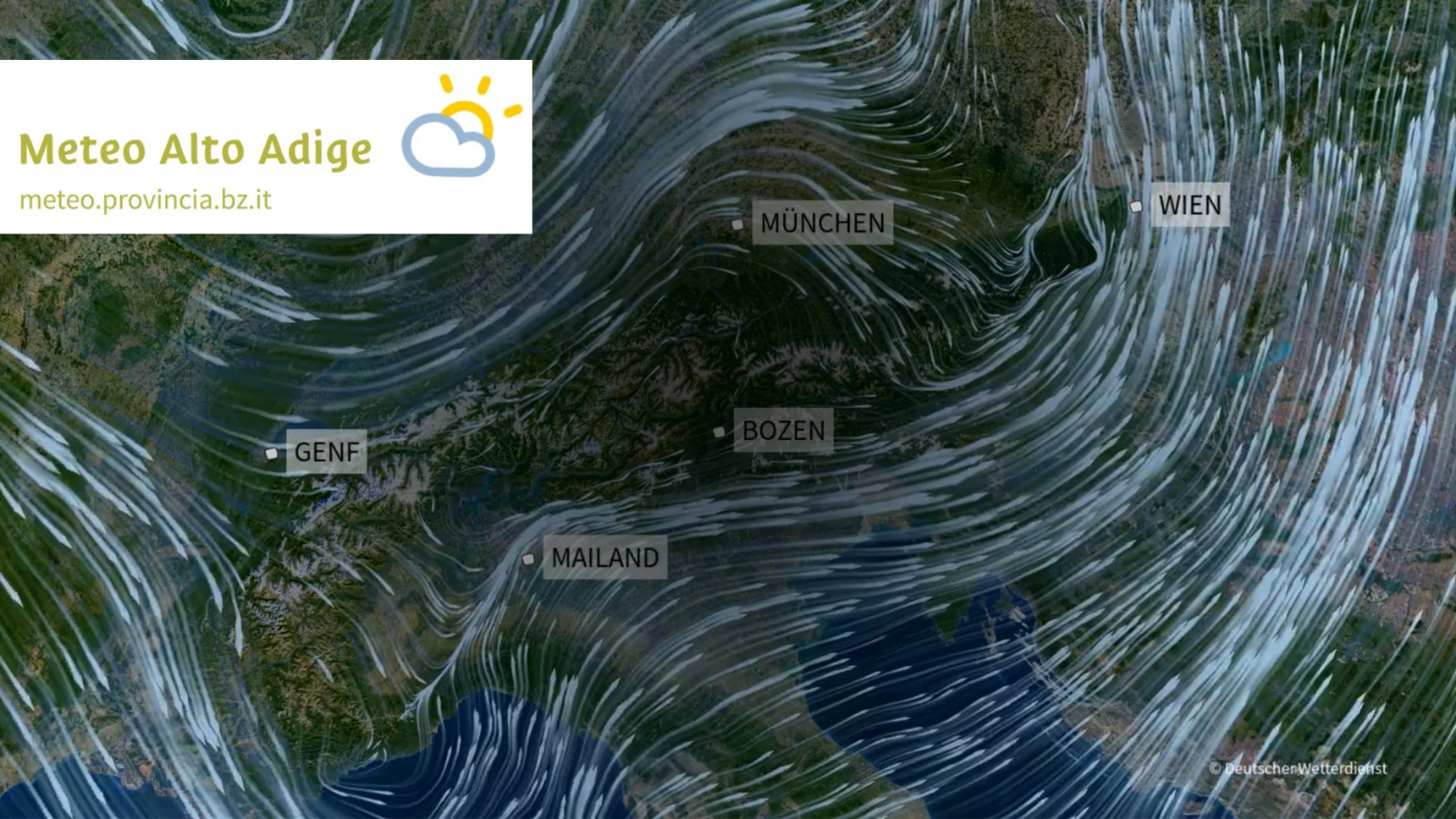 Previsioni meteo Alto Adige